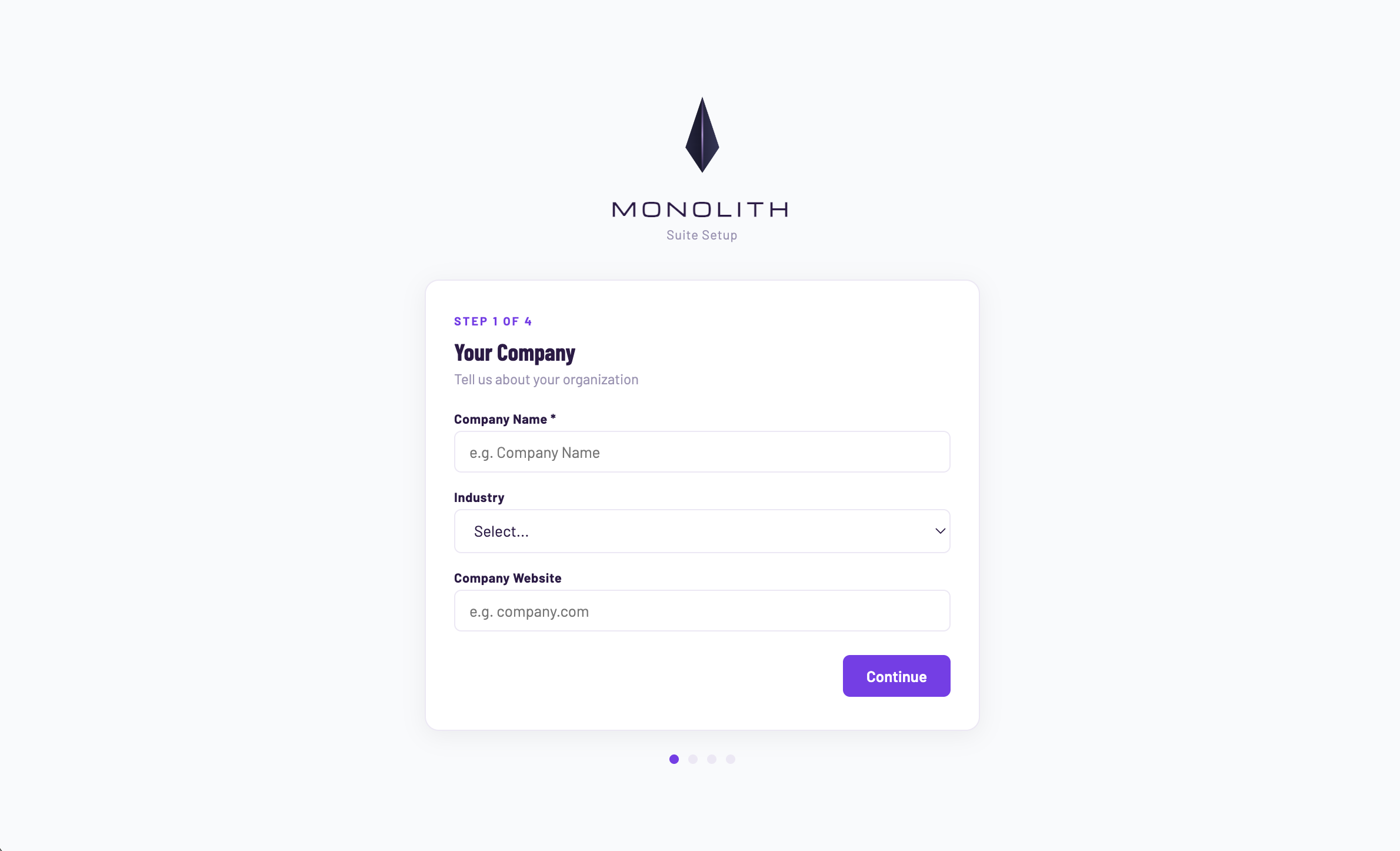 Monolith Setup on Mobile